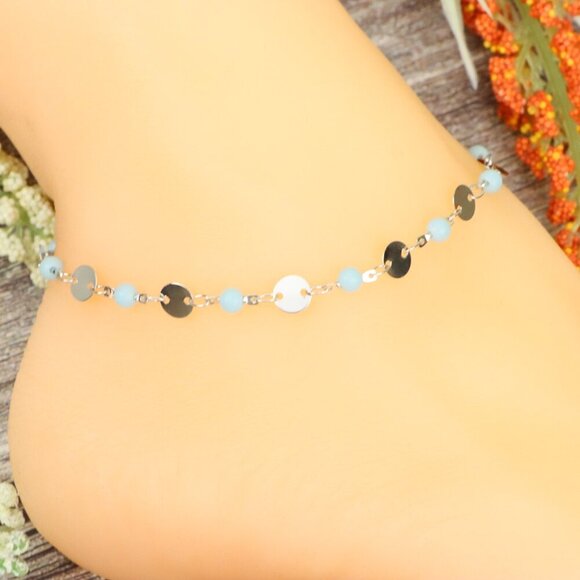 "Elegant Handmade Anklet – Delicate Jewelry for Women, MAR092030 - Picture 7 of 10